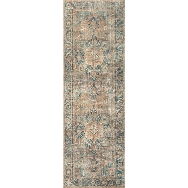 Loloi Margot Terracotta / Lagoon Area Rug feat. Cloudpile