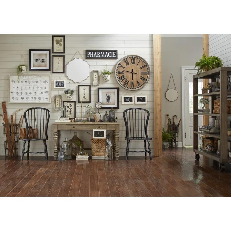 Oversized Wooden Wall Clock