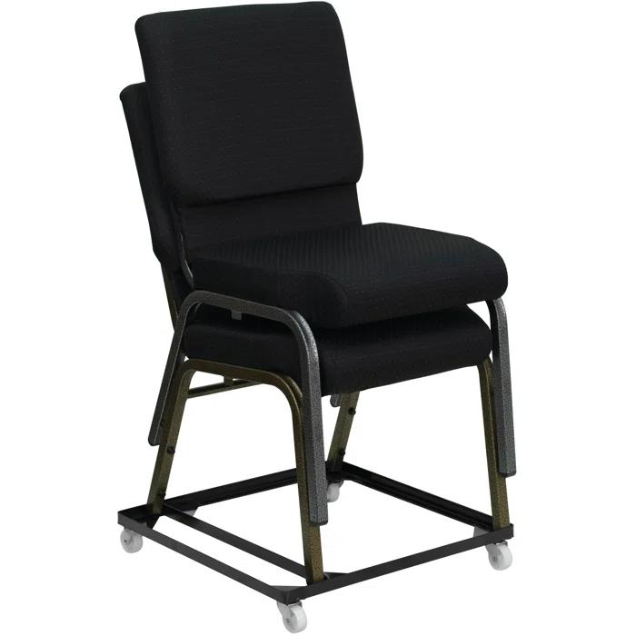 Flash Furniture Visage Steel Stack Chair and Church Chair Dolly - Material Handling Equipment