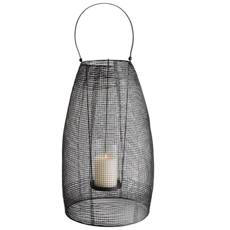 Kyleigh Iron Lantern With Handle