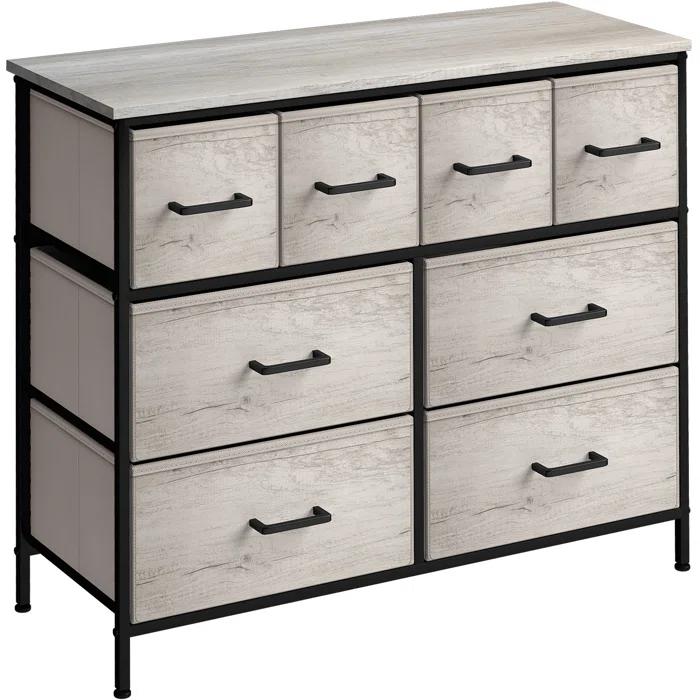Sorbus Sorbus 8 Drawers Chest Dresser with Knob Handle