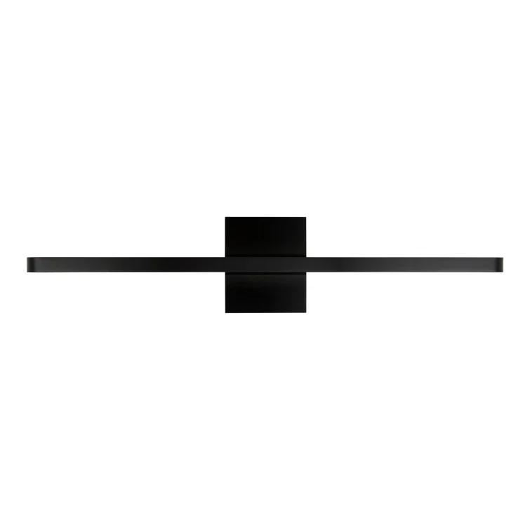 Matte Black 24" LED Dimmable Bath Bar Light