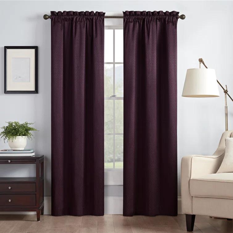 Canova Polyester Blend Light Filtering Curtain Panel