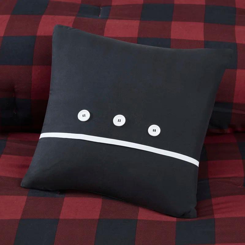 Everest Reversible Plaid Comforter Set with Bed Sheets