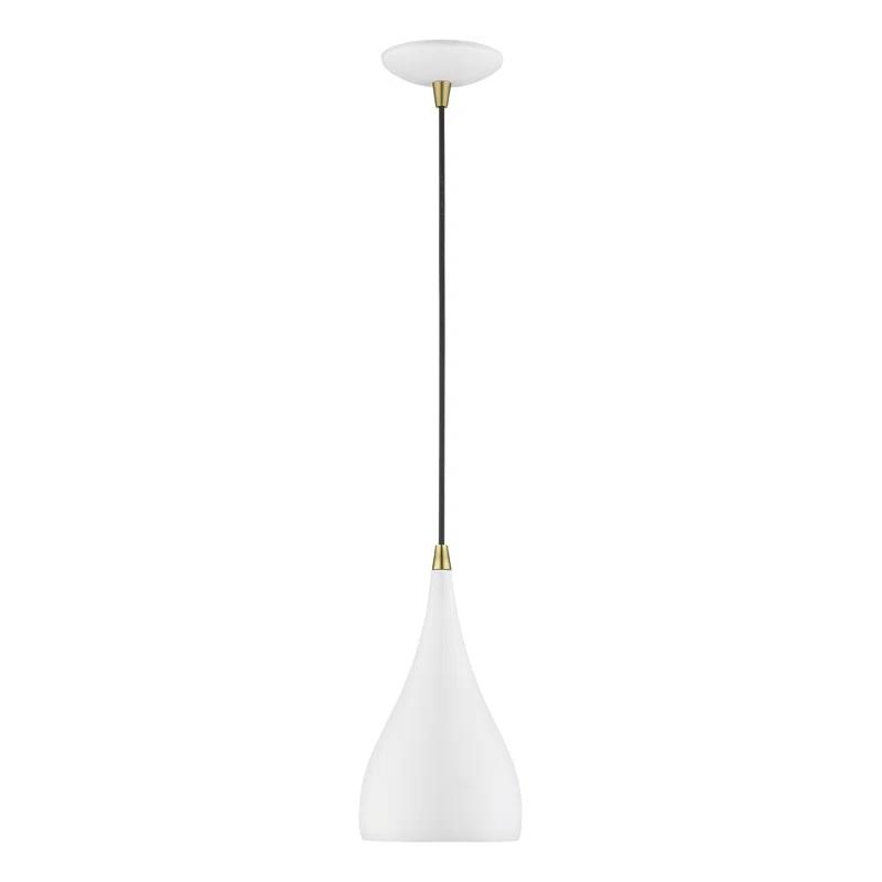 Schultz Single Light Metal Dimmable Pendant