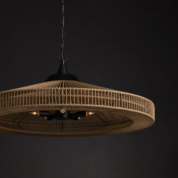 Oleander Chandelier - Natural / 36" Dia