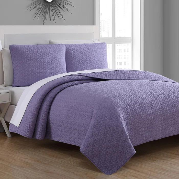 American Home Fashion Tristan Cotton Quilt Set