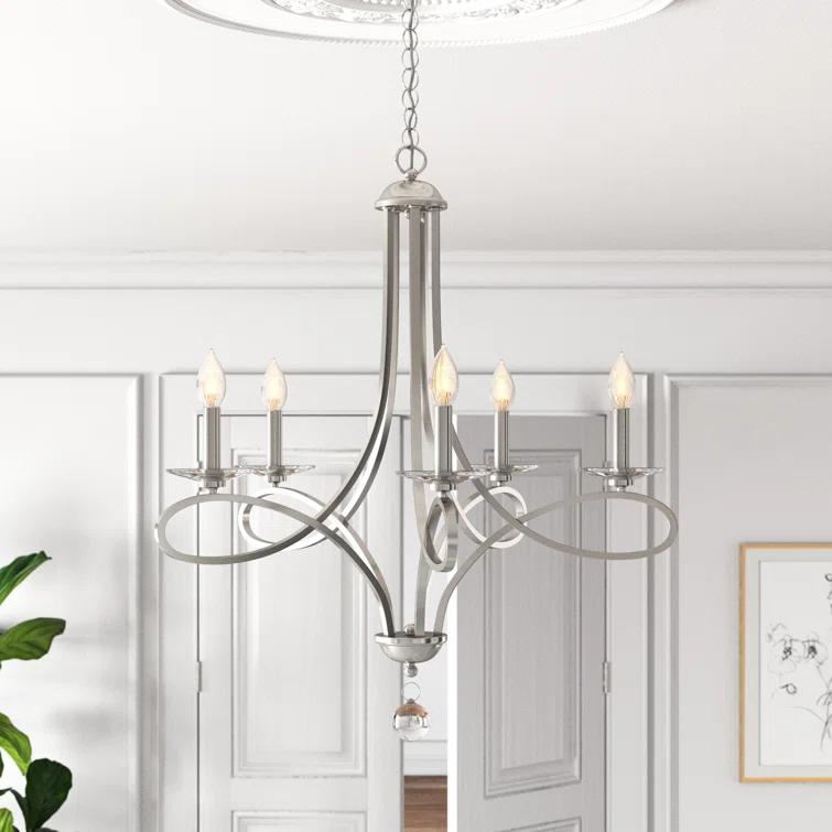 Kelly Clarkson Home Marilyn 5 - Light Dimmable Classic / Traditional Chandelier