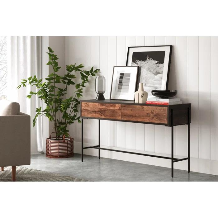 Samia 54'' Solid Wood Console Table