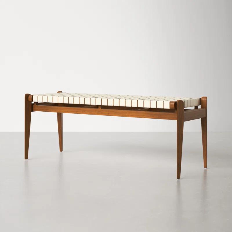 Kenan Genuine Leather Bench
