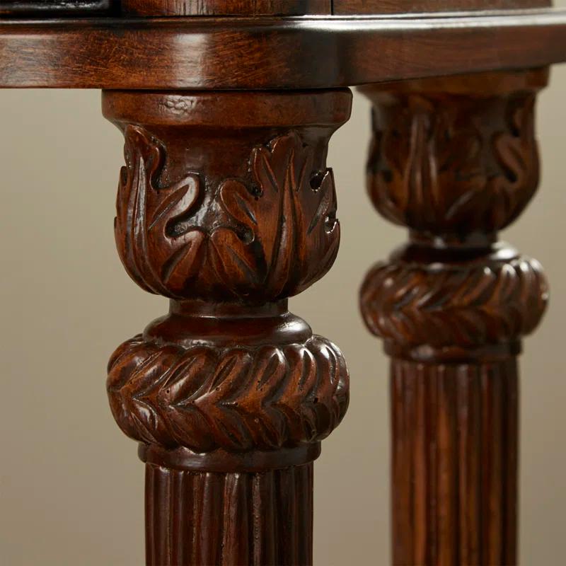 Vintage Oak 72" Console Table with Storage