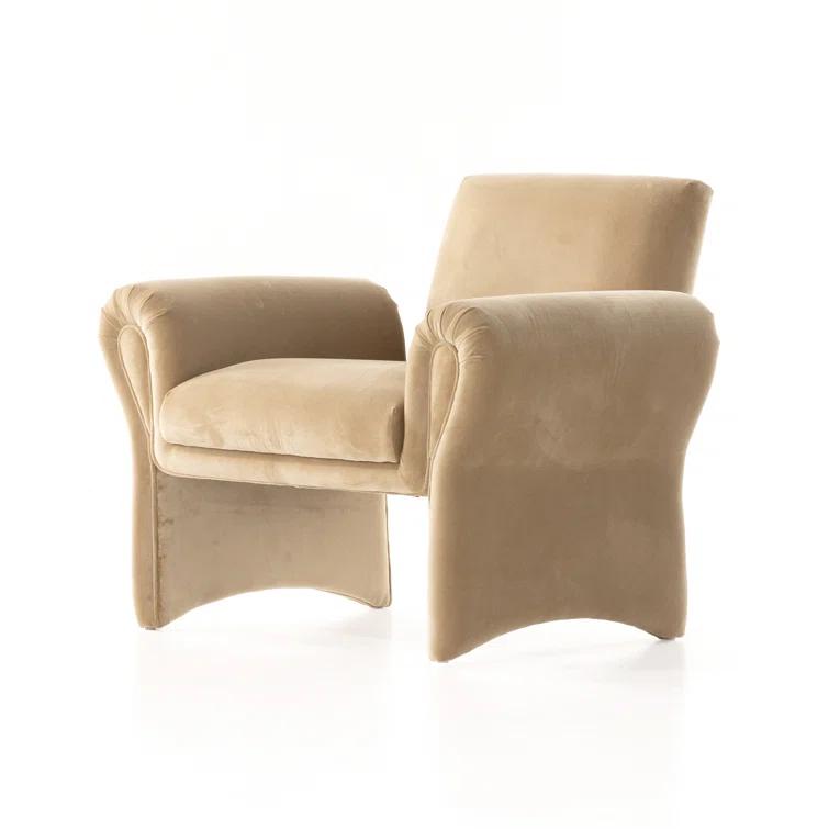 Fenella Accent Chair - Camel Velvet