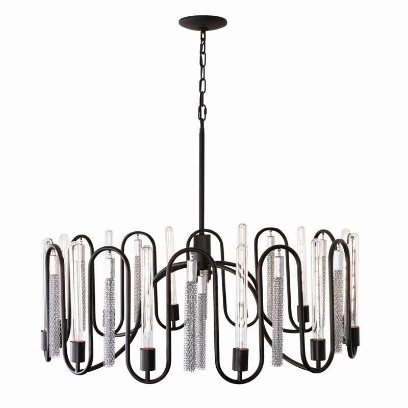 Darden 12 - Light Geometric Chandelier