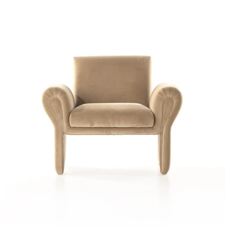 Fenella Accent Chair - Camel Velvet