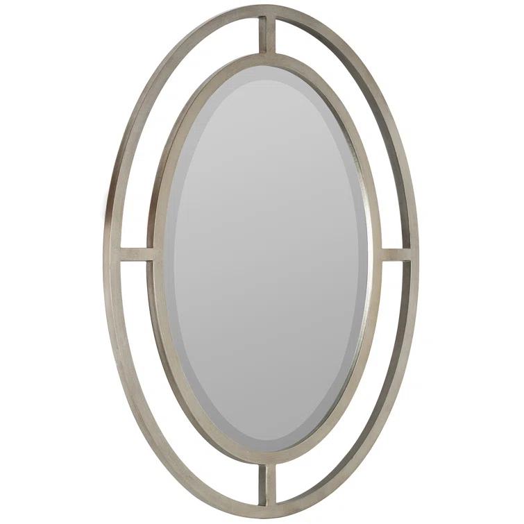 Samia Oval Mirror - Silver
