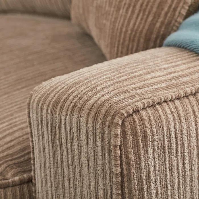 Serta Palisades 73" Track Arm Sofa, Easy Care Fabric, Soft Pillow Back, Pocket Coil Seat Cushions