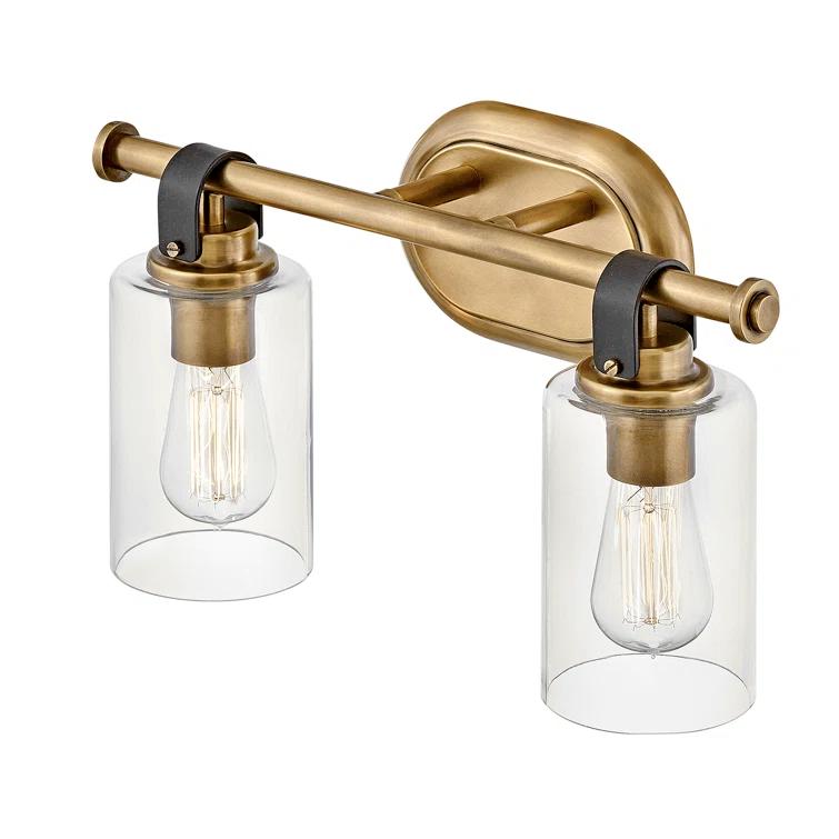 Hinkley Lighting - Two Light Vanity - Halstead - 2 Light Bath Vanity-Heritage
