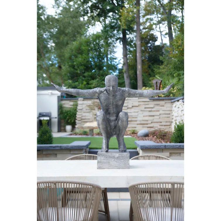 Aluminum Outstretched Arms Statue