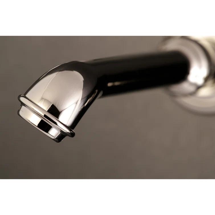 Kingston Brass English Country Two-Handle 3-Hole Wall Mount Bathroom Faucet