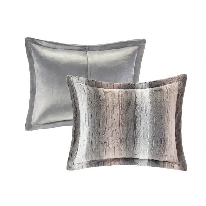 Zuri Faux Fur Comforter Set