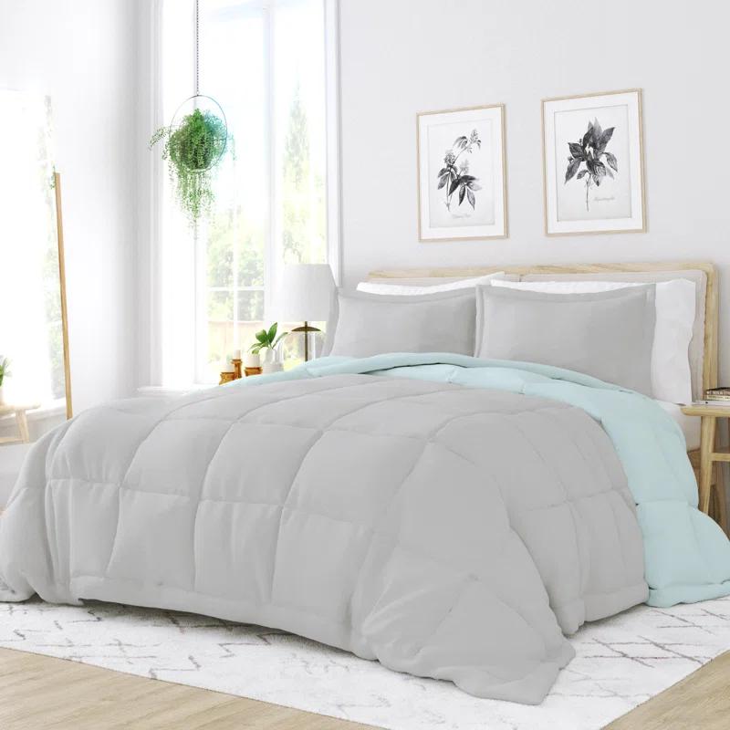 Becky Cameron Reversible Down-Alternative Comforter Bedding Set