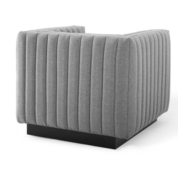 Modway Conjure Channel Tufted Performance Velvet Accent Armchair