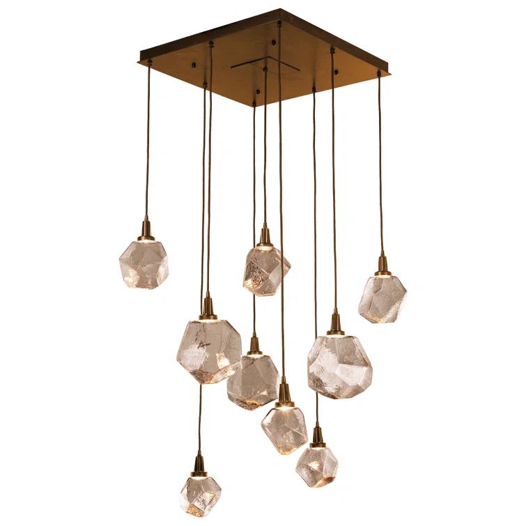 Gem 9 - Light LED Cluster Pendant