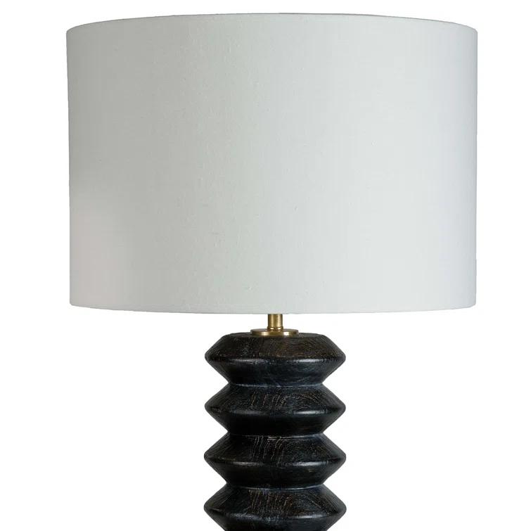 Accordion Table Lamp by Regina Andrews, Ebony