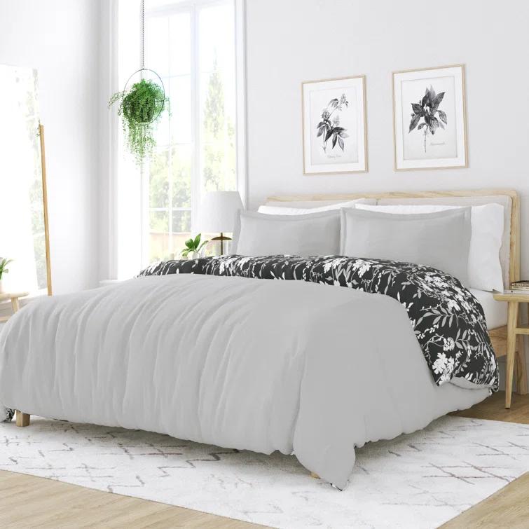 Secret Garden Pattern Reversible Duvet Cover Set