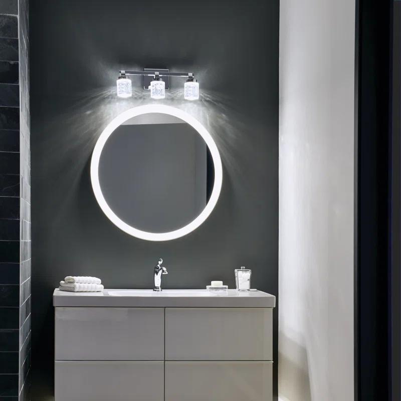 Elan Lighting - Ryame - 31.5 Inch LED Mirror-Matte Silver Finish - Elan Lighting