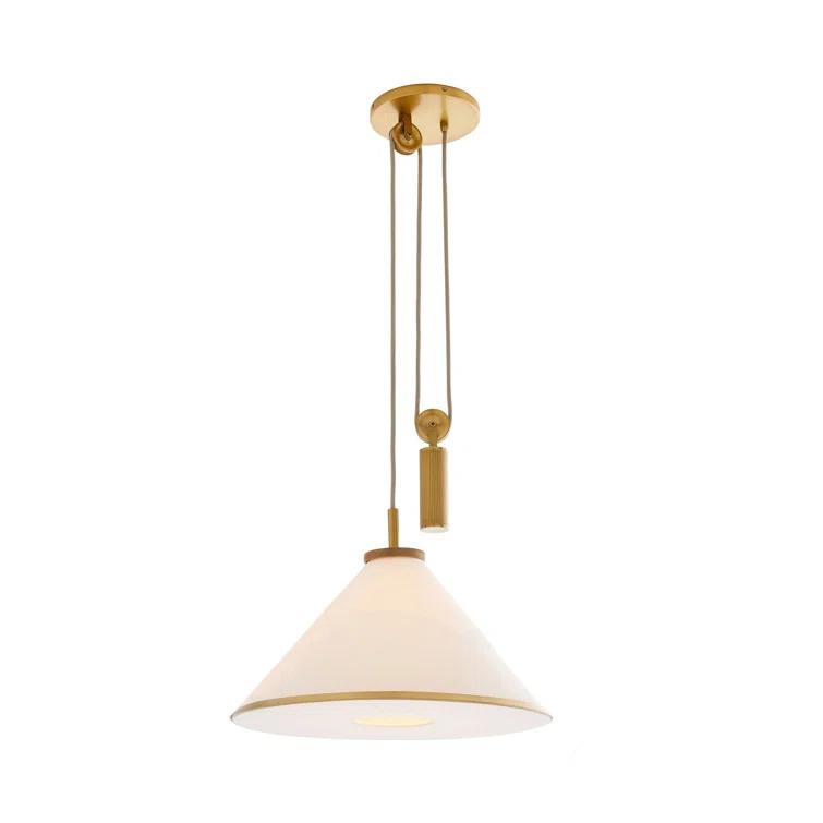 Norfolk Pendant Light by Arteriors - Antique Brass / 20.5" Dia