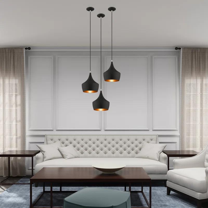 Schultz Single Light Metal Dimmable Pendant
