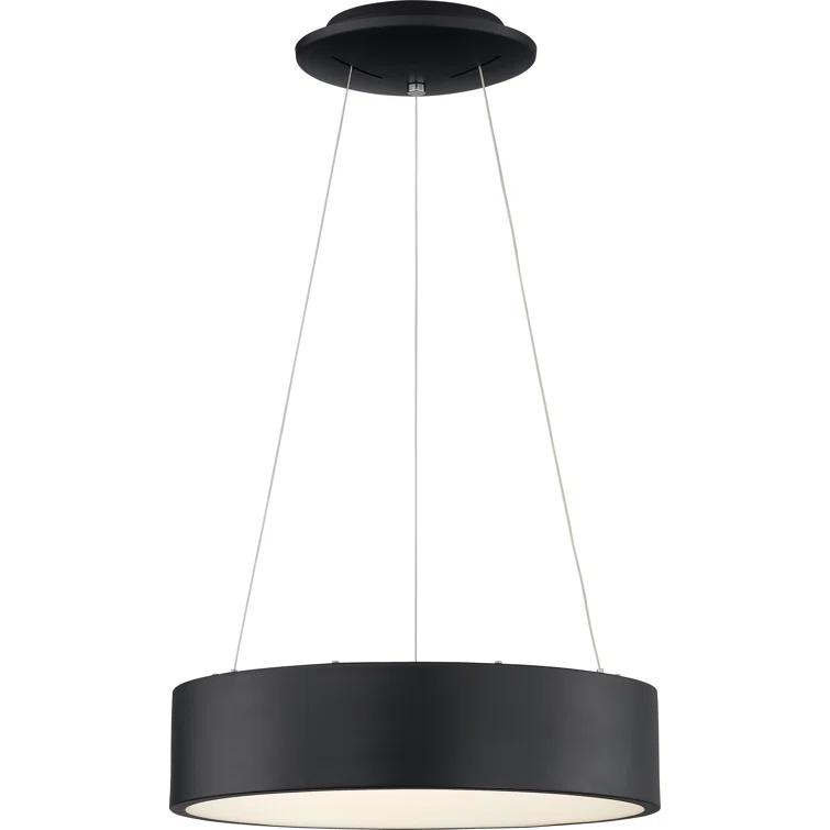 Fynn Single Light Steel Dimmable LED Pendant