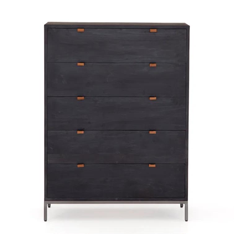 Rosamonde 5-Drawer Dresser - Black