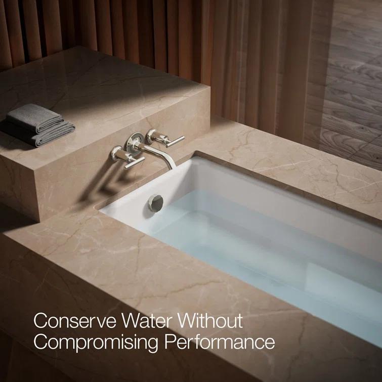 Purist® Deck- or Wall-Mount High-Flow Bath Trim with Lever Handles
