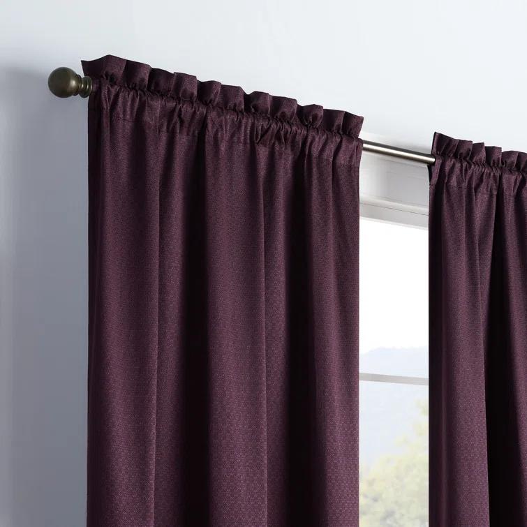 Canova Polyester Blend Light Filtering Curtain Panel