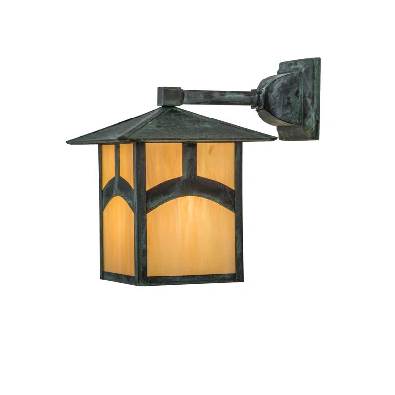 Rustic Lodge Solid Brass Wall Light