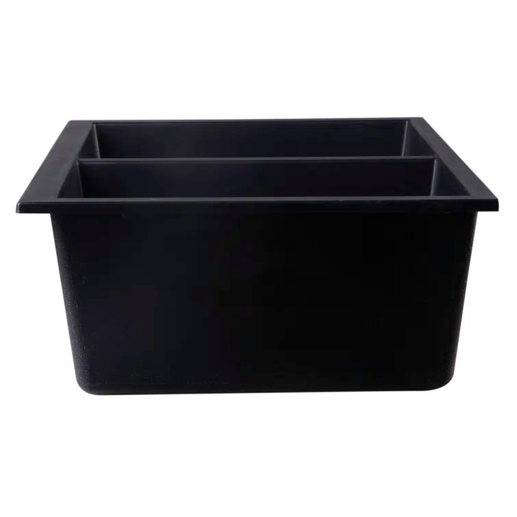 34'' L Double Bowl Granite Kitchen Sink