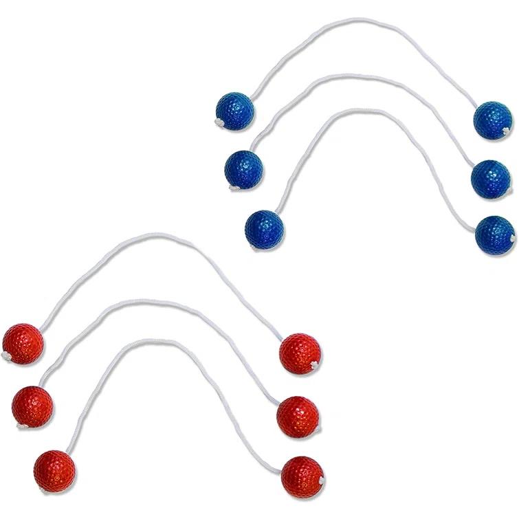 Yard Games Solid + Manufactured Wood Water Resistant Ladder Ball with Carrying Case