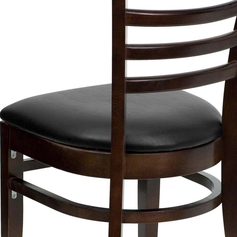 Red Barrel Studio® Ladder Back Wooden Restaurant Chair