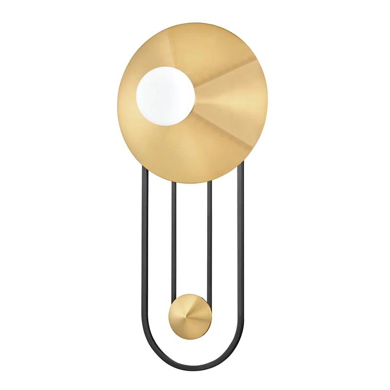 Calla Sconce - Brass and Black