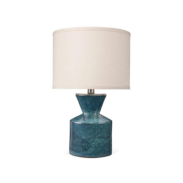 Jamie Young Berkley Ceramic Table Lamp with Linen Shade