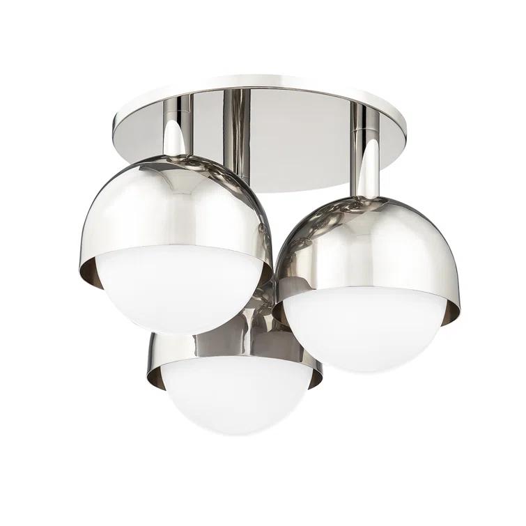 Rangel Semi-Flush Mount - Polished Nickel