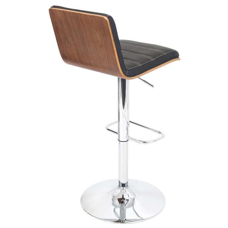 Vasari Swivel Upholstered Adjustable Height Counter Stool