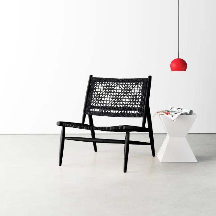 Kazbah Genuine Leather Side Chair