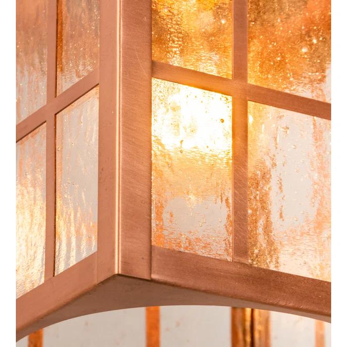 Meyda Lighting Glass Semi Flush Mount