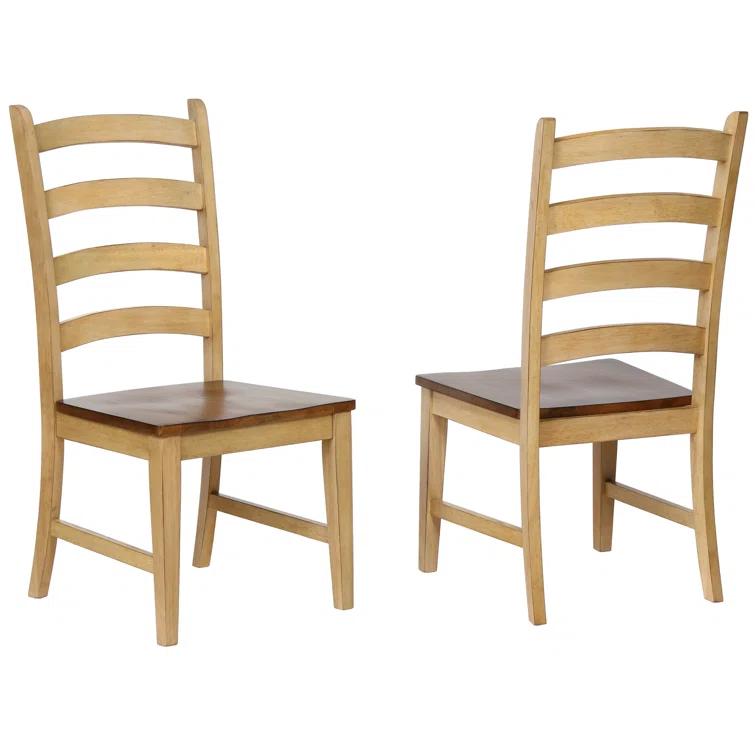 Huerfano Valley Solid Wood Ladder Back Side Chair