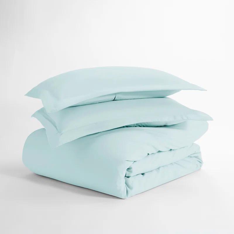 Duvet Cover Set Super Soft Microfiber Bedding in Solid Colors