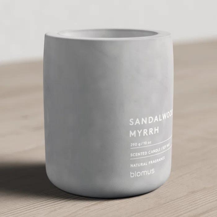 FRAGA Sandalwood Myrrh Scented Jar Candle