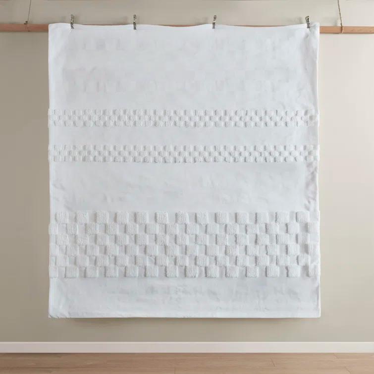 3 Piece Chenille Duvet Cover Set